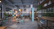 Thiết kế nội thất quán cafe Patin