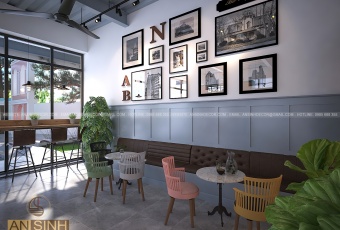 Thiết kế nội thất quán cafe Patin