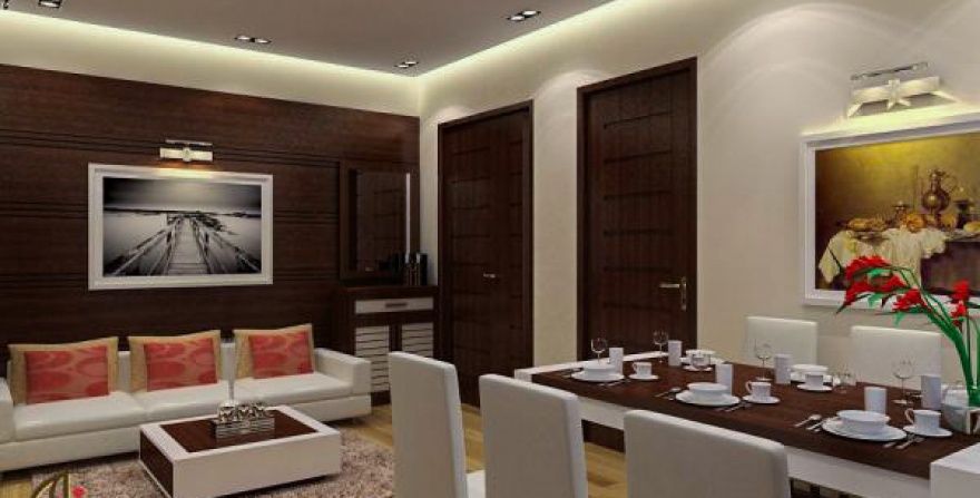 Thiết kế nội thất căn hộ chung cư KTX Thang Long 