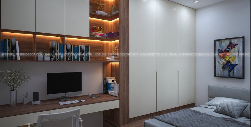 Thiết kế và thi công nội thất căn hộ Sai Gon Riverside Q7
