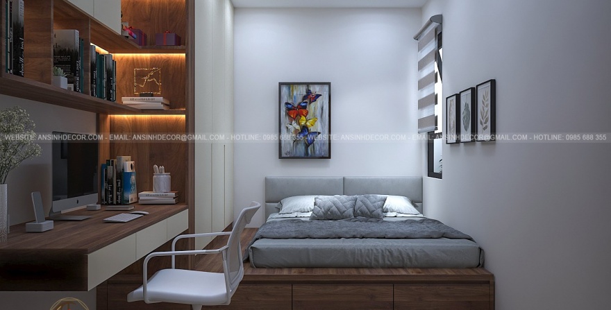 Thiết kế và thi công nội thất căn hộ Sai Gon Riverside Q7