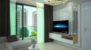 Thiết kế thi công nội thất căn hộ CA 20.07 KDC Đảo Kim Cương