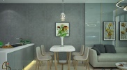  Thiết kế thi công nội thất căn hộ The Tresor
