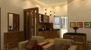 Thiết kế thi công nội thất căn hộ CT6A 