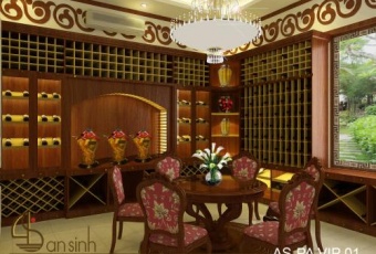 Phòng ăn vip 1 nhà hàng Hương Sen 