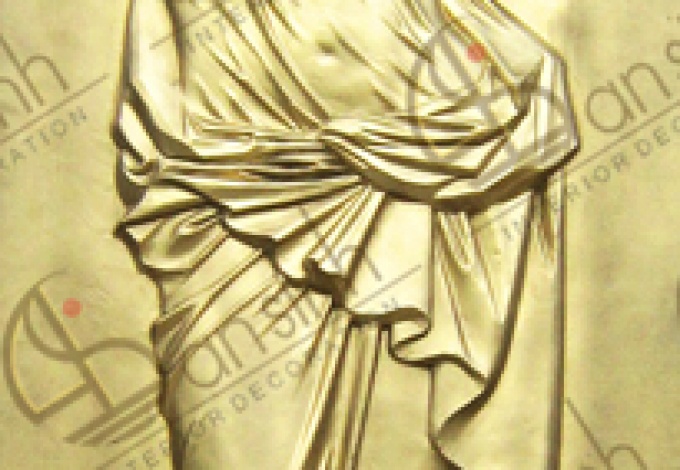 Tranh phù điêu thiếu nữ