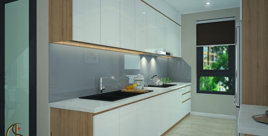 Thiết kế thi công nội thất căn hộ CA 20.07 KDC Đảo Kim Cương