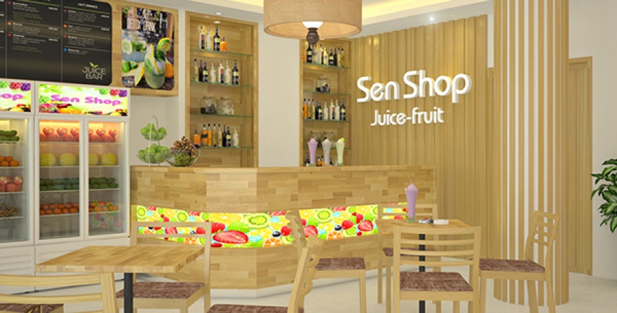 Thiết kế thi công Sen Shop 