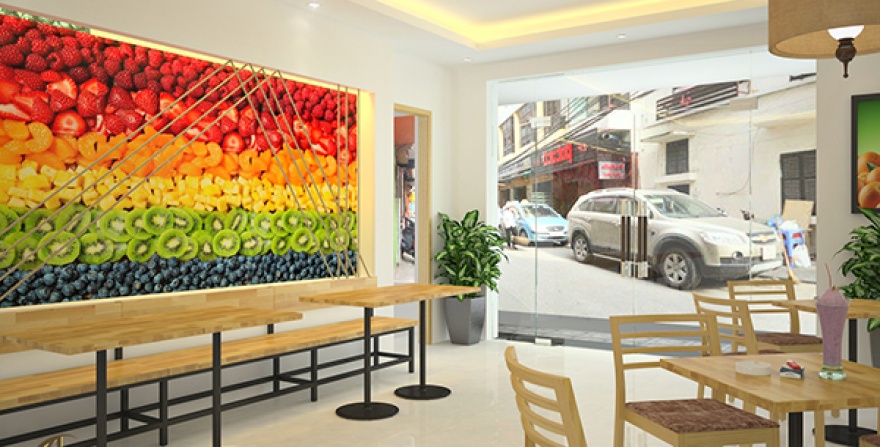 Thiết kế thi công Sen Shop 
