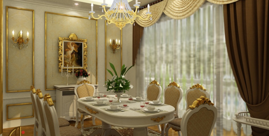 Phòng ăn Vip 09 nhà hàng Hương Sen