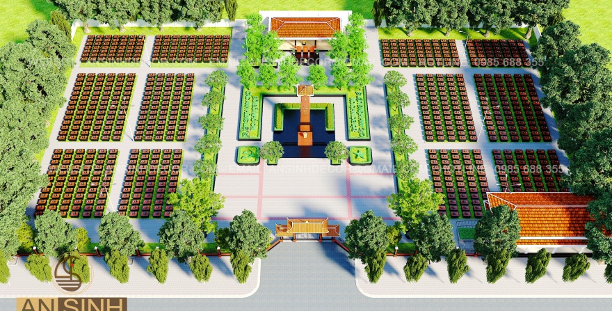 Thiết Kế Cải Tạo Nghĩa Trang Liệt Sĩ Nhà Bè