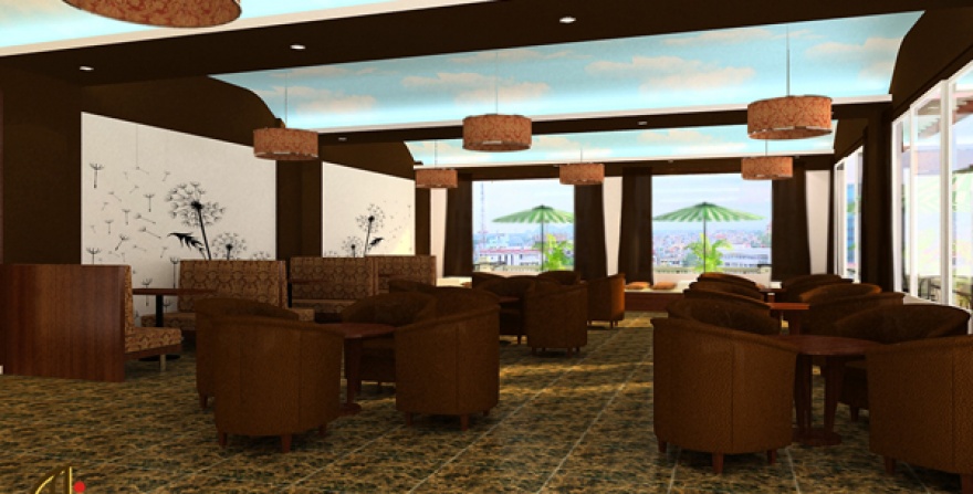 Cafe sân thượng Hương sen
