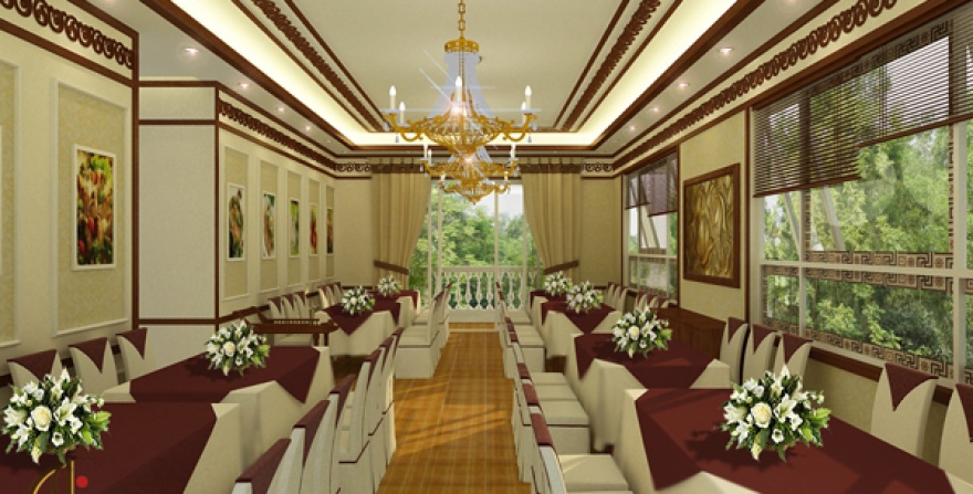 Phòng ăn Vip 11 nhà hàng Hương Sen
