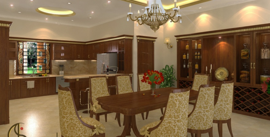 Thiết kế nội thất biệt thự phố ,Nguyễn Trãi ,Tp. Nam Định