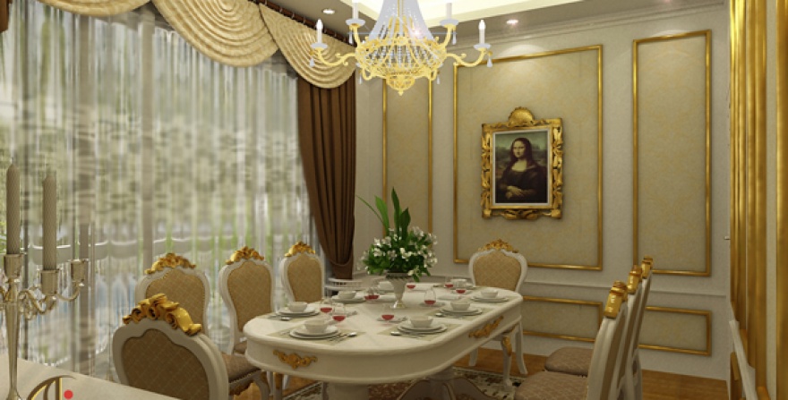 Phòng ăn Vip 09 nhà hàng Hương Sen