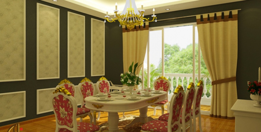 Phòng ăn Vip 10 nhà hàng Hương Sen