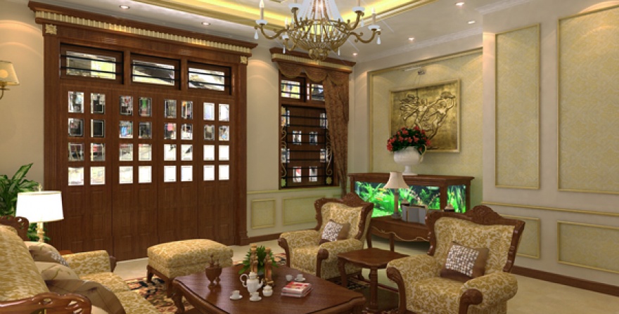 Thiết kế nội thất biệt thự phố ,Nguyễn Trãi ,Tp. Nam Định