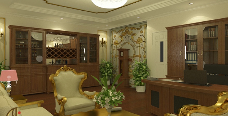 Phòng giám đốc nhà hàng Hương Sen