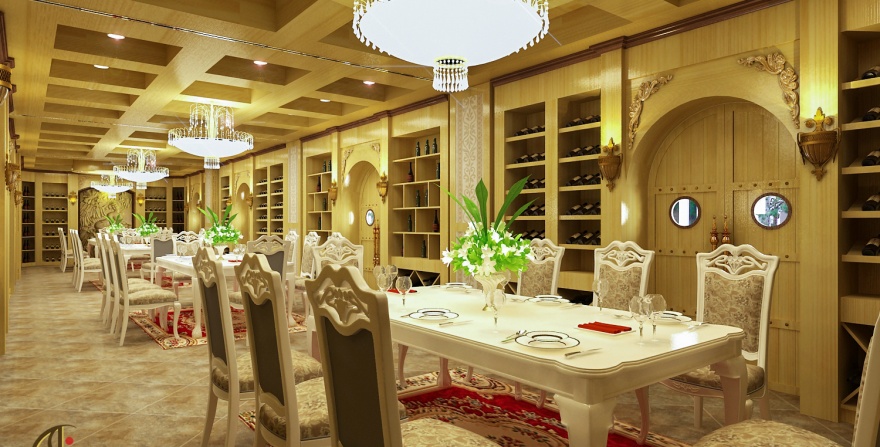 Hầm rượu nhà hàng Hương Sen 