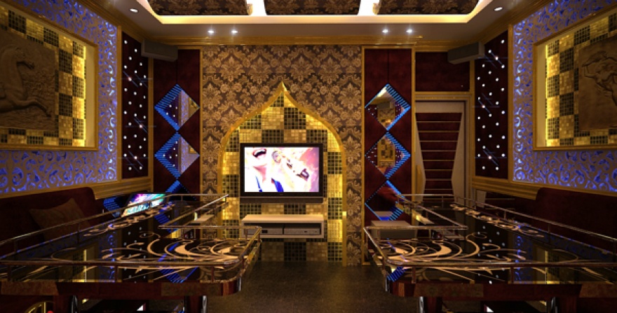 Thiết kế thi công phòng hát karoke Hạnh Phúc