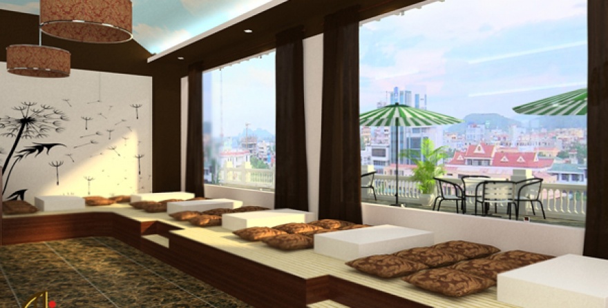 Cafe sân thượng Hương sen