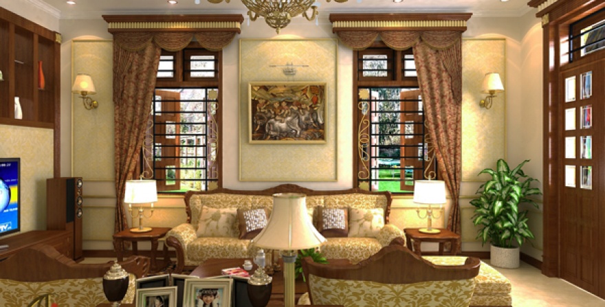 Thiết kế nội thất biệt thự phố ,Nguyễn Trãi ,Tp. Nam Định