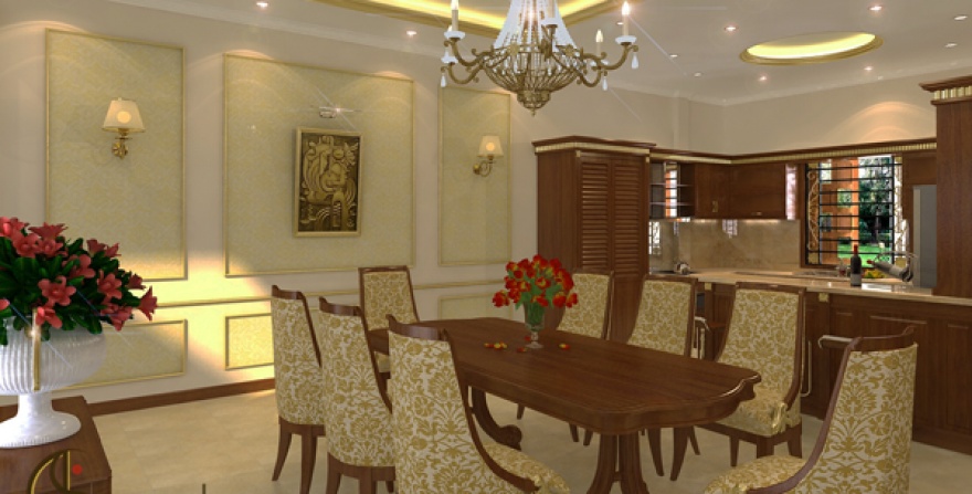 Thiết kế nội thất biệt thự phố ,Nguyễn Trãi ,Tp. Nam Định