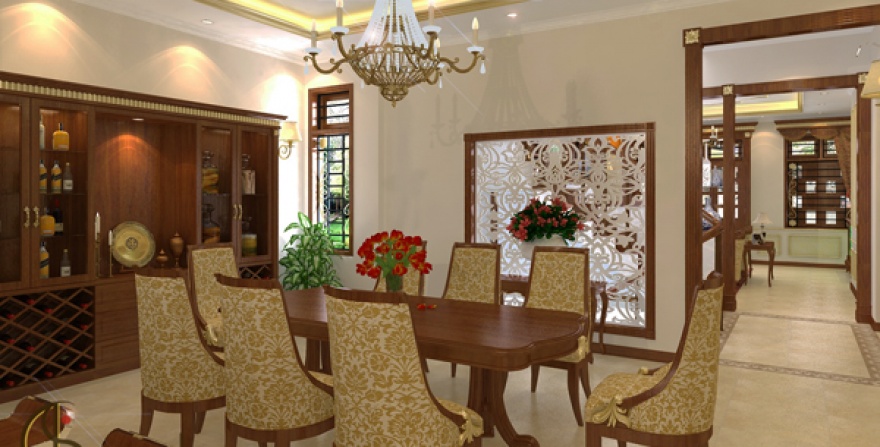 Thiết kế nội thất biệt thự phố ,Nguyễn Trãi ,Tp. Nam Định