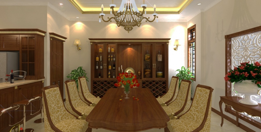 Thiết kế nội thất biệt thự phố ,Nguyễn Trãi ,Tp. Nam Định