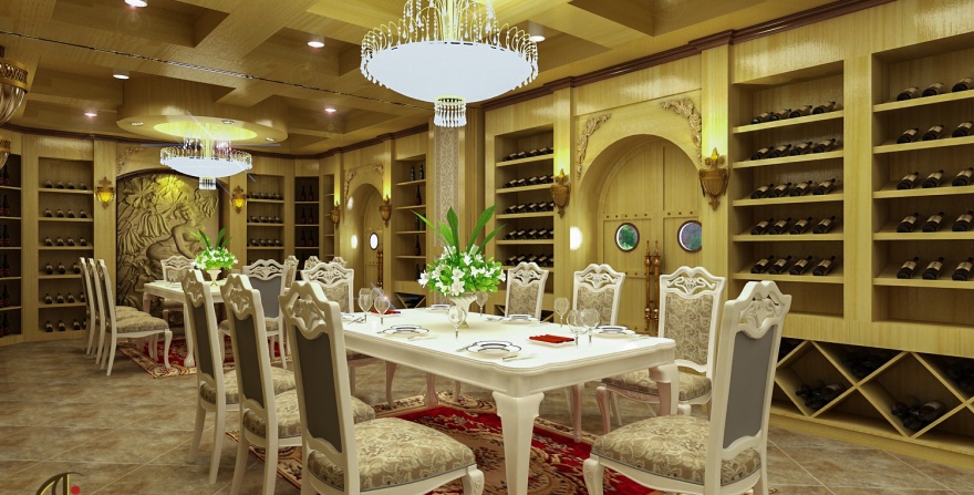 Hầm rượu nhà hàng Hương Sen 