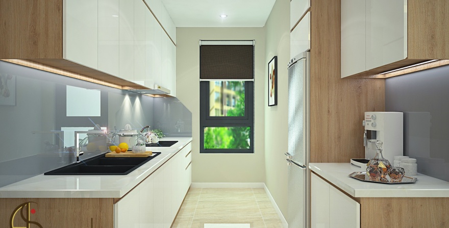 Thiết kế thi công nội thất căn hộ CA 20.07 KDC Đảo Kim Cương