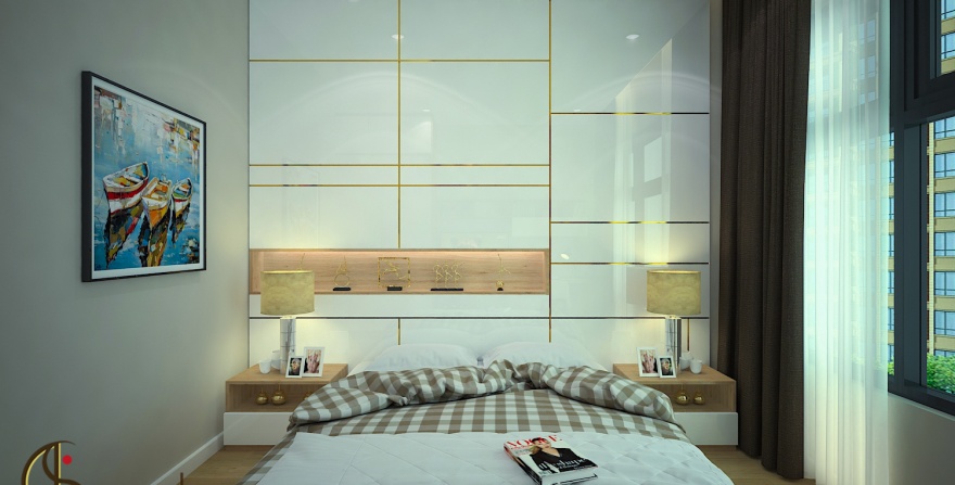 Thiết kế thi công nội thất căn hộ CA 20.07 KDC Đảo Kim Cương