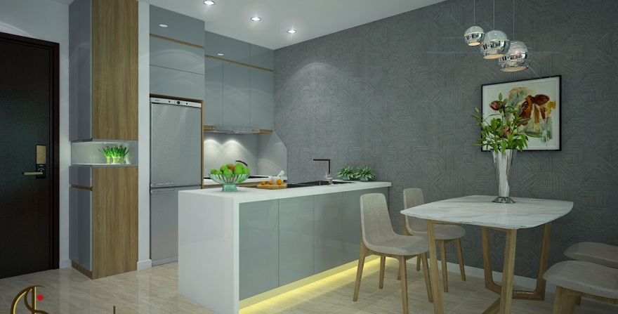  Thiết kế thi công nội thất căn hộ The Tresor