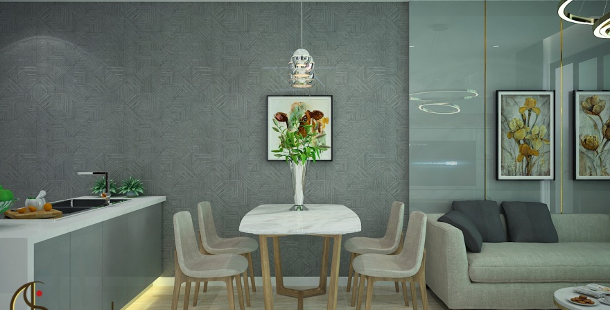  Thiết kế thi công nội thất căn hộ The Tresor