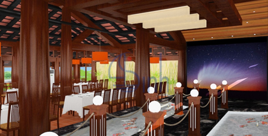Thiết kế nhà hàng sinh thái