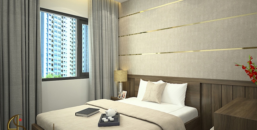 Thiết kế thi công nội thất căn hộ CH02 Doanh nhân Tower