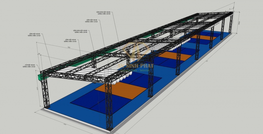 Thiết kế và thi công sân Pickleball
