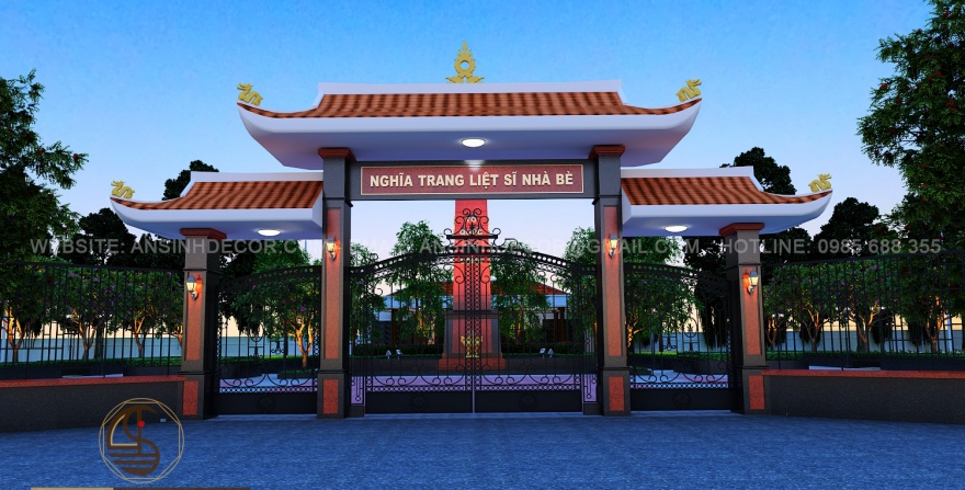 Thiết Kế Cải Tạo Nghĩa Trang Liệt Sĩ Nhà Bè