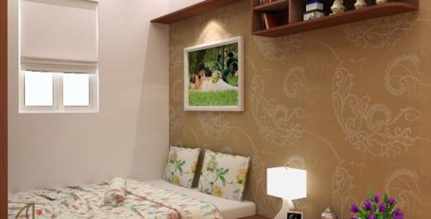 Phòng ngủ nhà chị Hoa