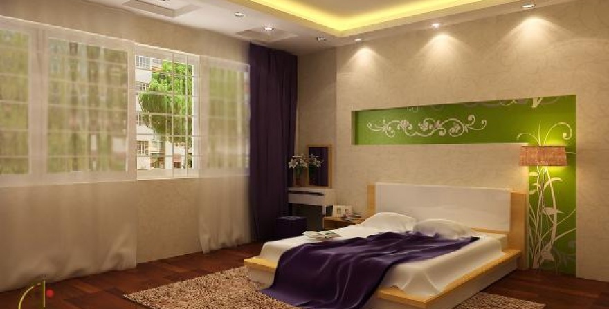 Nội thất phòng ngủ chị Hà