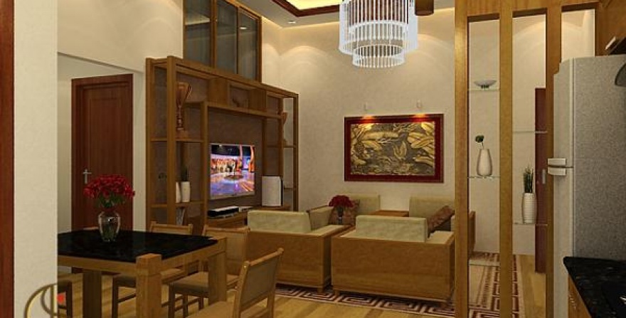 Thiết kế thi công nội thất căn hộ CT6A 