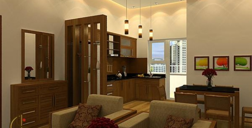 Thiết kế thi công nội thất căn hộ CT6A 