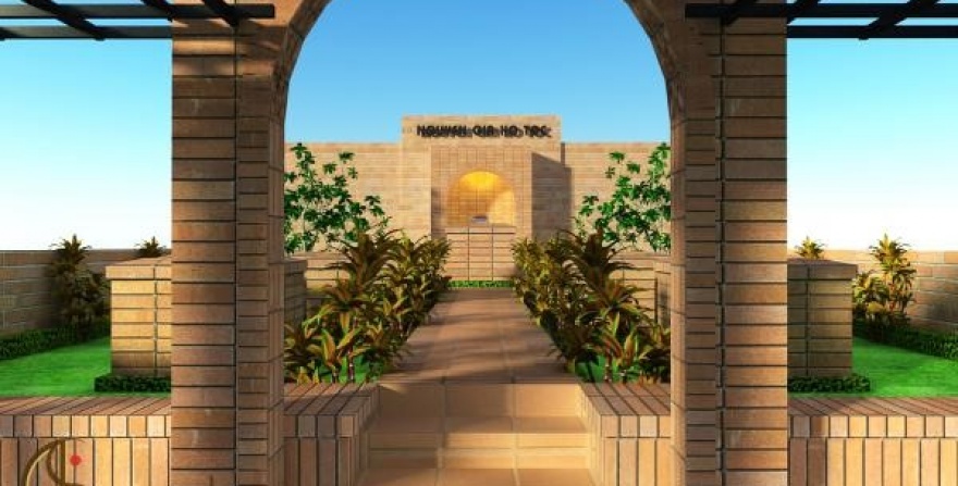 Thiết kế lăng mộ gia tộc họ nguyễn