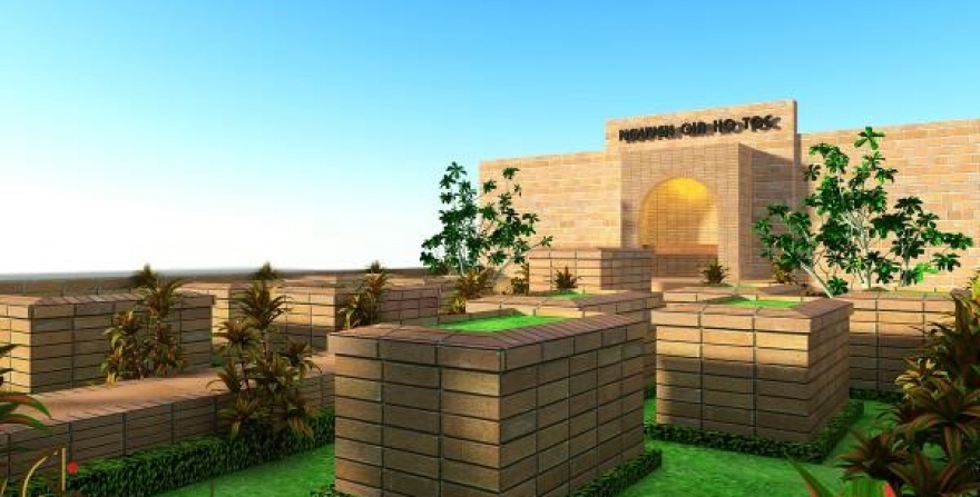 Thiết kế lăng mộ gia tộc họ nguyễn